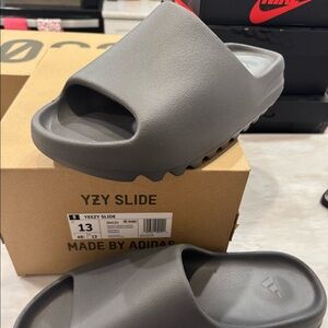Yeezy slides granite size 13 brand new